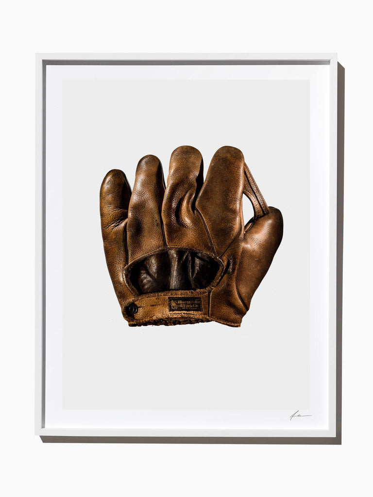 Fine Art Print - 1920's Vintage Abercrombie And Fitch Baseball Mitt