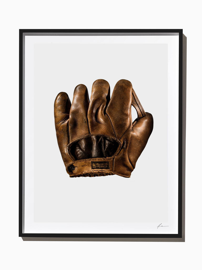 Fine Art Print - 1920's Vintage Abercrombie And Fitch Baseball Mitt