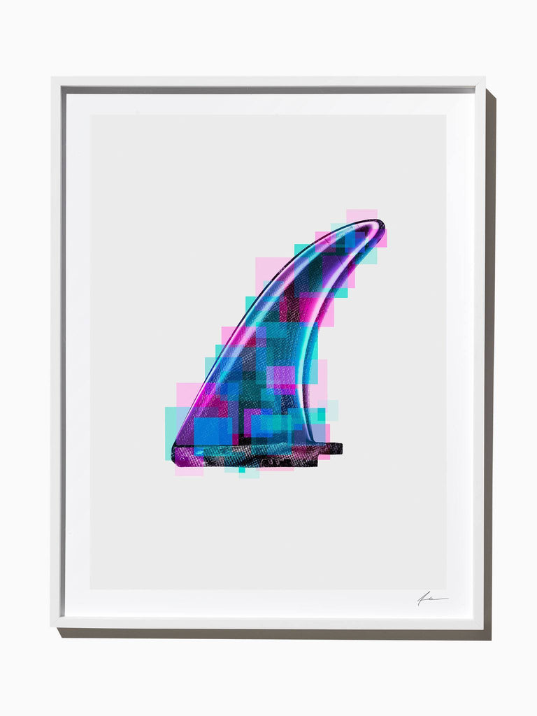 Fine Art Print - Interaction: Teal / Purple