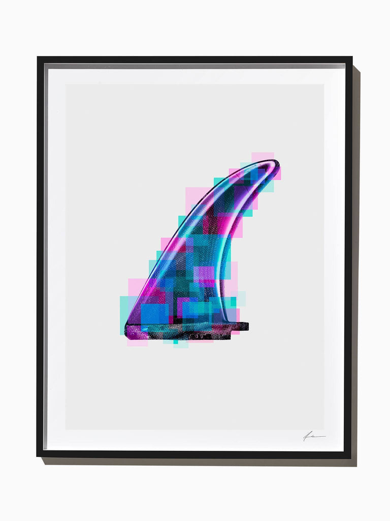 Fine Art Print - Interaction: Teal / Purple