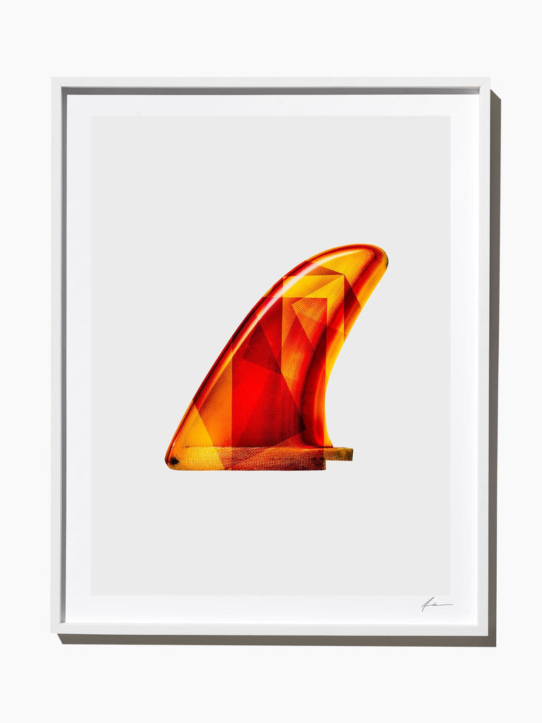 Fine Art Print - Interaction: Yellow / Orange Brewer Single Fin