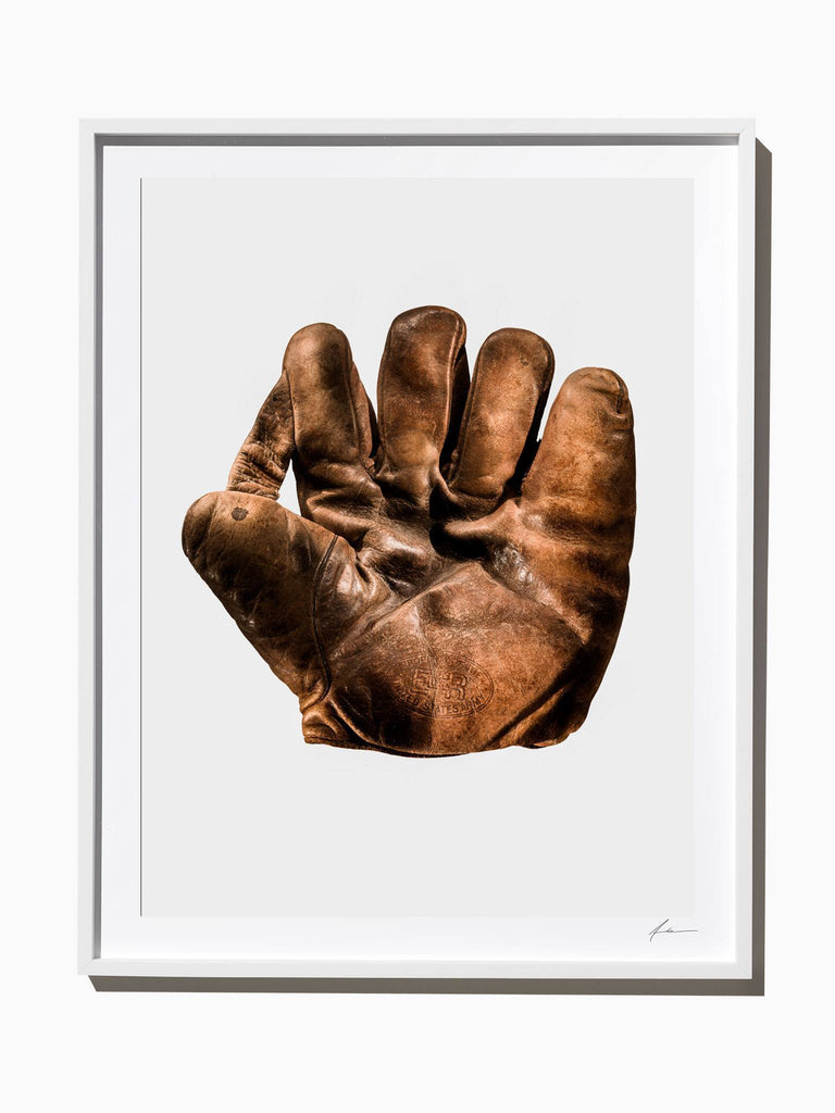 Fine Art Print - J.A. Peach US Army Baseball Glove, Front View