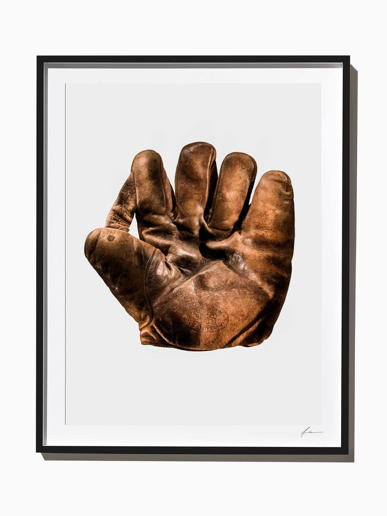 Fine Art Print - J.A. Peach US Army Baseball Glove, Front View