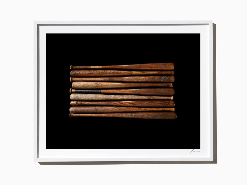 Fine Art Print - Vintage Baseball Bats